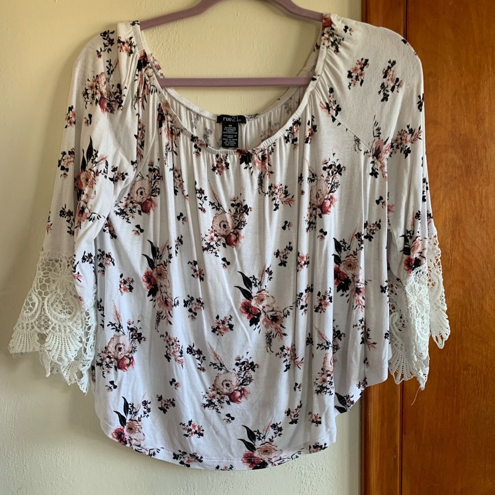 Boho floral top